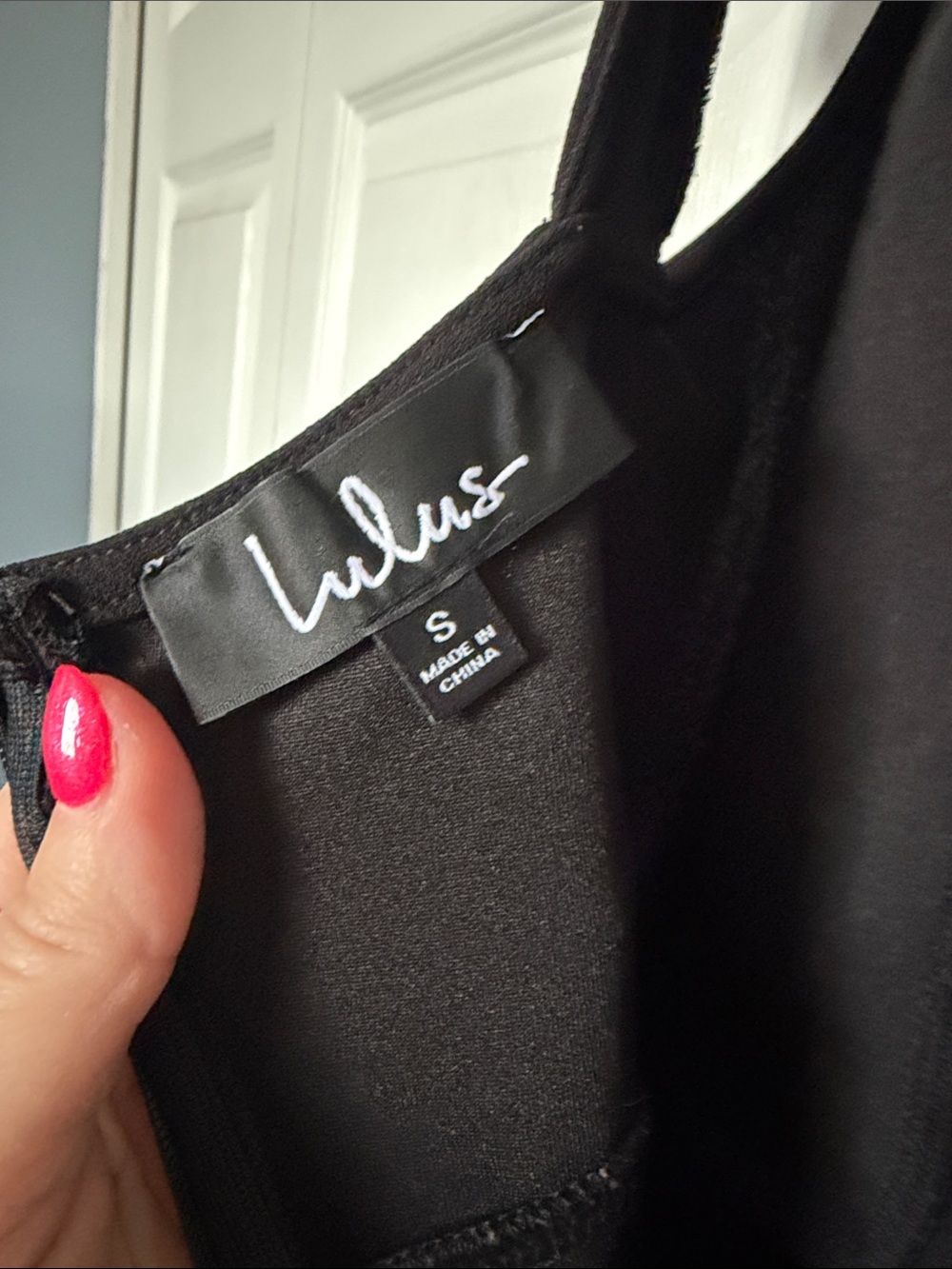Lulu's Black Ruffle-Shoulder Jumpsuit - Picture 4 of 5
